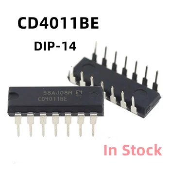10 бр./лот CD4011BE CD4011 DIP-14 Логически елемент и Инвертор Оригинални, Нови В наличност