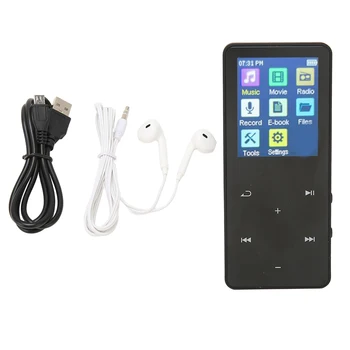 MP3 MP4 плеър с 1.8-инчов сензорен екран, Bluetooth 5,0 Hi-Fi без загуба, лек портативен музикален плейър за спорт, лидер на продажбите