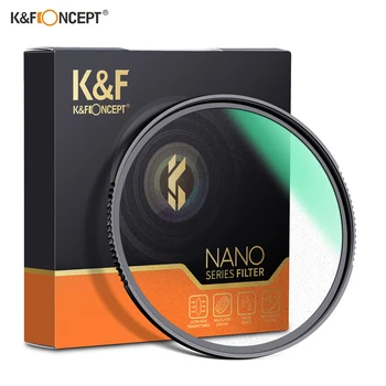 K & F Concept Nano-X Рассеивающий Черна Мъгла 1/1 1/2 Филтър За улавяне на специални Ефекти 49/52/55/58/62/67/72/77/82 мм За видео, подобно филми