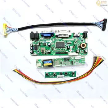 LCD екран Такса контролер, монитор конвертор Комплект за LTN141W1-L06 1280X800 HDMI-съвместим DVI VGA Аудио