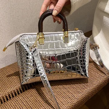 Висококачествени дамски чанти от изкуствена кожа 2023, нова модерна чанта през рамо за пазаруване, дамски луксозни пътни чанти през рамо, дамски портфейл