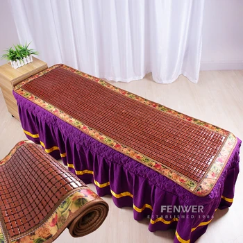 FENWER Summer beauty bed специална подложка за махджонг, подложка за масаж, легло за масаж, бамбуков килим, легло за шампоан, готин мат, нескользящий дишаща