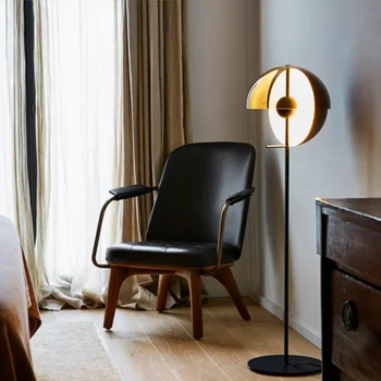 Led под лампа със стъклен Абажуром в скандинавски минималистичном стил, Индивидуален Дизайн, Нощно шкафче за спалня, Начало Декор за Хола, Лампа за кабинета