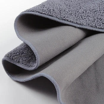 Трайно висок клас сменное кърпа за автомобил сив цвят, аксесоар за лесно съхранение, складное кърпа за бързо сушене с висока плътност