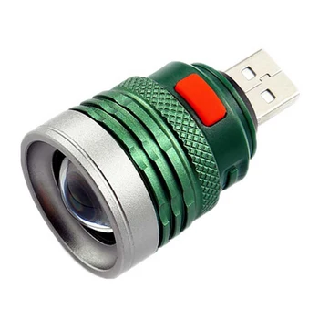 Безжичен USB-електрически фенер, акумулаторна лампа, аварийно фенерче за използване с компютъра, таблета, лаптопа MUMR999