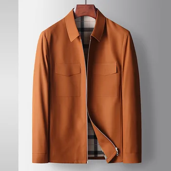 Мъжки къси елегантни, ежедневни якета 2023, пролет-есен, Нова мода, луксозен стил, младежта мъжки Връхни дрехи и палта