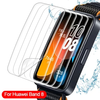 За смарт гривна Huawei Band 8, прозрачни меки гидрогелевые филм, защита от надраскване, напълно извита защитно фолио за екрана Huawei Bracelet 8