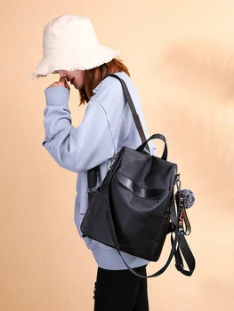 Жена модерен раница от плат Оксфорд, водоустойчив студентски училищна чанта, раница за пътуване и почивка, дамски градинска чанта, чанта през Рамо