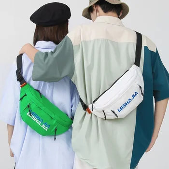 Дамски Мъжки отличителни чанти, найлонова чанта през рамо за телефон в стил харадзюку, корейската мода в стил банан, поясная чанта, студентски чанти, Bolsas