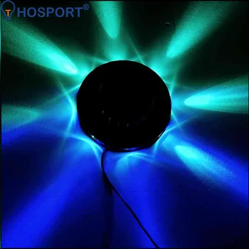 5 W USB RGB със звук и осветление, активен въртяща се диско-led топка, сценично осветление за парти, Активният лампа, led диско-звукова стробоскопическая лампа