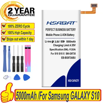 100% Оригинална Батерия HSABAT 5000 ма EB-BG973ABU За Samsung GALAXY S10 S10 X S10X SM-G9730 G9730