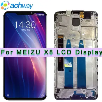 Тестван Нов За Meizu X8 LCD сензорен дисплей, Дигитайзер, в Събирането, Резервни Части 6,2 