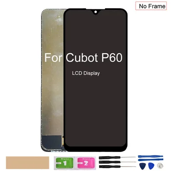 За Cubot P60 Екрана на дисплея LCD сензорен екран дигитайзер в събирането на Резервни части за вашия телефон + Безплатна доставка