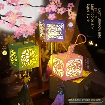 Старинни фенери в ориенталски стил, Висящи малки ночники със собствените си ръце, дворцов Китайски фенери като празнични подаръци, декорация на интериора