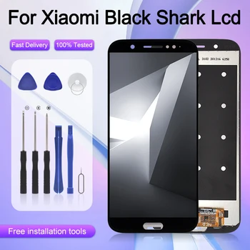 1 бр. тестван 5,99-инчов дисплей за Xiaomi Black Shark LCD дисплей със сензорен панел, дигитайзер, в събирането, смяна на инструменти