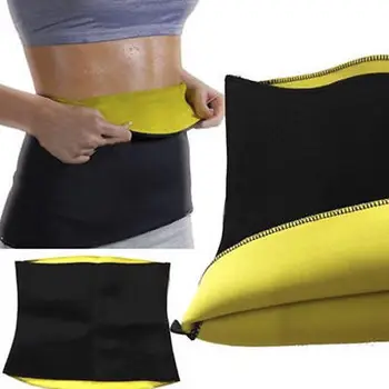 Женски и мъжки пояс-тренажор за отслабване с подпругами, обвивка от форми на контрол от неопрен, спортен колан за отслабване