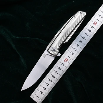 Ghost Сгъваем Нож M390 Острието Дръжката е От Титанова сплав на Къмпинг, Риболов в открито Туризъм Плодови Тактика Кухненски Инструменти за Оцеляване EDC
