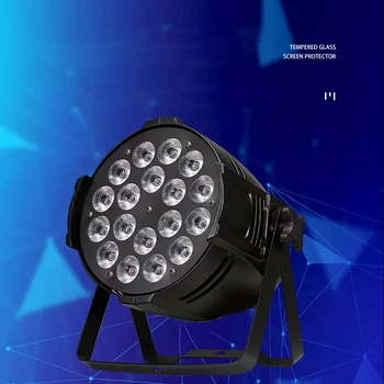 Led водоустойчива 18x10 W RGBWA UV Pa Лампа, Алуминий 4 в 1 DJ Disco Ефект Измиване С Професионален Лампа DMX Контролер Вечерни Бар