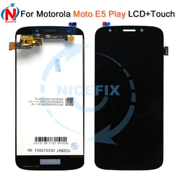 100% Тествани LCD дисплей За Motorola Moto E5 play LCD дисплей с сензорен екран възли За Мото E5 Play screen + безплатна доставка