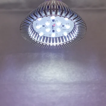 12 W/24 W UV 365 нм ~ 370 нм Ултравиолетова PAR38 Лилаво led лампа с прожектором, точков лампа за втвърдяване E26 E27
