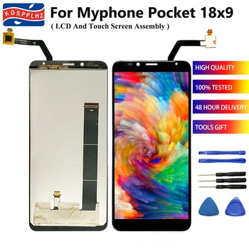 KOSPPLHZ Оригиналното Качество За MyPhone Pocket 18 × 9 LCD дисплей + Тъч Екран Дигитайзер В Събирането на Замяна MyPhonePocket + Инструменти
