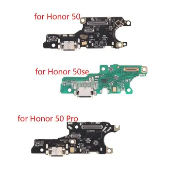 За Честта 50 50SE Lite Pro USB Порт За зареждане на Гъвкав Кабел Без Бързо Зареждане IC зарядно устройство ще захранване на такса за Док конектора на резервни Части за Ремонт на смартфони