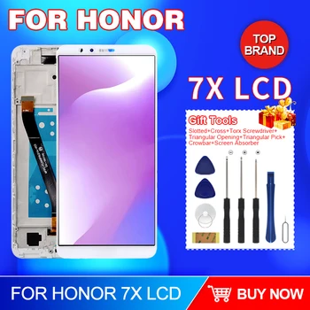 1 бр. Тестван 5,93-инчов дисплей Капитан SE За Huawei Honor 7X LCD СЪС сензорен панел Дигитайзер В Събирането на BND-L21 BND-L22 BND-L24 Екран