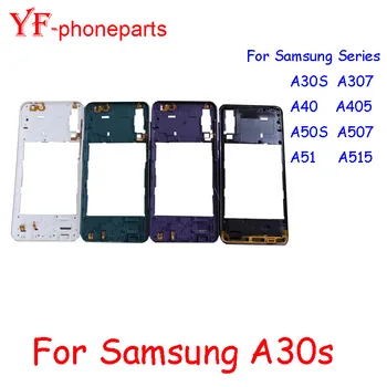 Висококачествена Средната Рамка За Samsung Galaxy A30S A307 A40 A405 A50S A507 A51 A515 Средната Рамка на Корпуса Рамка на резервни Части За Ремонт на