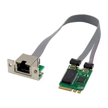 3X Мрежова карта Mini PCIE M. 2 A + E за RTL8111F Gigabit Ethernet карта с един порт, RJ-45 Ethernet мрежова карта