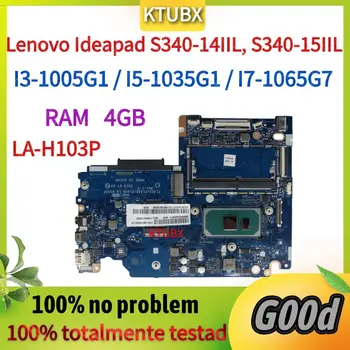 За дънната платка на лаптоп Lenovo Ideapad S340-15IIL S340-14IIL. Дънна платка LA-H103P, оперативна памет I3-1005G1, I5-1035G1, I7-1065G7.4G