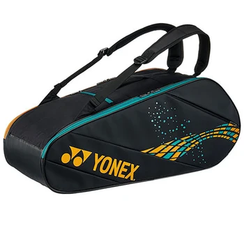 Многофункционална чанта за спортни ракета YONEX с отделение за обувки за жени, мъже и всички аксесоари за воланов