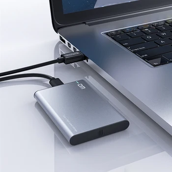 Калъф за твърд диск, USB 3.0 SATA 3, кутия за твърд диск, корпус твърд диск за 2,5-инчов 7 мм, 9 мм SSD SATA HDD