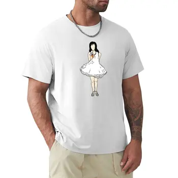 Тениска с роклята Бьорк Лебед, забавни тениски, тениски с къс ръкав, потници в големи размери, тениски с котки, мъжки t-shirt