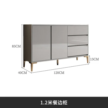 Многослоен открит шкаф от масивно дърво, прост, модерен шкаф за съхранение на шкафчета, Входна панел в Гонконгском стил, ориентиран към кичура