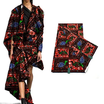 Африканска Восъчен Плат Гарантиран Истински шевни Восък На DIY 2023 Нова Висококачествена Африканска Плат с Принтом 100% Памук набивная кърпа 1