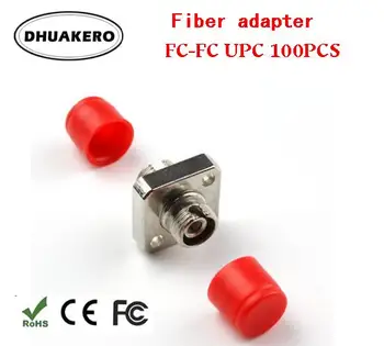 безплатна доставка AB28B FC, FC UPC 100шт SM ММ режим на оптични съединители фланцов адаптер съединител