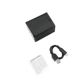 C1FB Интелигентна Бързо Зарядно Устройство Център 3 В 1 за един Умен Зарядно устройство, USB-кабел за зареждане Кутия За Съхранение на Дрона Tello Type-c Кабел