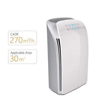 Интелигентен пречиствател на въздух True HEPA за дома, пречистване на въздуха за голяма стая 5 в 1 от алергии