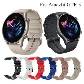 GTR 3 Каишка за часовник Huami Amazfit GTR3 Каишка за часовник Официален Гривна за Samsung Galaxy Watch 3 45 mm/Gear S3/Huawei Watch GT2 46 мм Каишка
