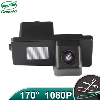 GreenYi CCD AHD1080P Камера за Обратно виждане С Осветление Автомобилен Регистрационен номер за Нощно Виждане За Ssangyong Rexton Lester Kyron Korando 2011-2014