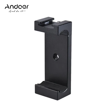 Andoer Телефон Статив Адаптер за Монтиране на Стена Притежателя Скоба със Студена Башмаком за iPhone X 8 7 6s 6 5 plus за Samsung Смартфон на Sony
