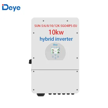 Deye В наличието на Хибриден инвертор Трифазни 5 kw 8 kw 10 kw 12 кВт Слънчев инвертор Deye
