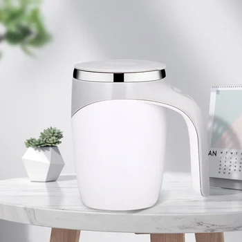 Акумулаторна модел, автоматична чаша за смесване, високо-технологична чаша от неръждаема стомана, мързелив млечен шейк, кафе машина, въртяща се магнитна чаша за вода