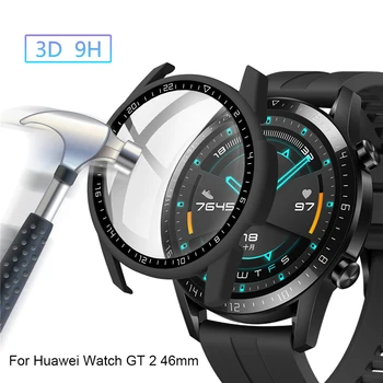 Funda de vidrio templado para Huawei Watch GT 2, Протектор de pantalla de PC, accesorios para reloj inteligente