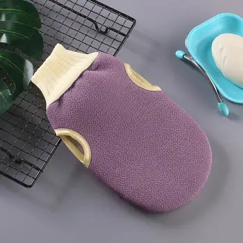 Набор от топки за душата на Преносим комплект ръкавици за баня Уютна почистване на допир Удобен пътен набор от скрубери за душ