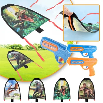 Въздушен змии-катапулт, детски играчки, въздушен змии на открито, летяща дъвка, ръчно еластичен въздушен змии за деца, летящ играчка, спортен подарък