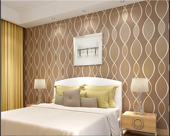 beibehang тапети за стените, 3 d Модерни минималистичные шарени тапети на нетъкани текстилни материали за спалня, хол, стени с една вълнообразна модел behang