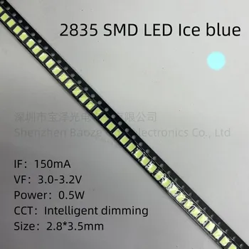 0,5 Вата 2835 SMD LED Ice blue 2,8*3,5 мм с висока яркост на висококачествени сферични лампи